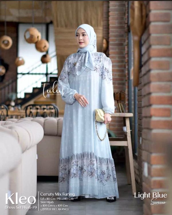 Kleo Dress Set Jilbab - Image 3